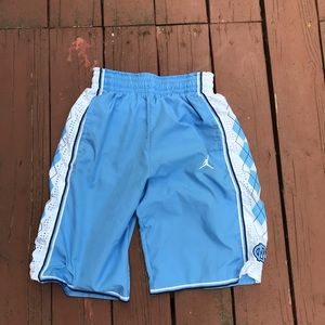 COPY - air jordan UNC basketball shorts